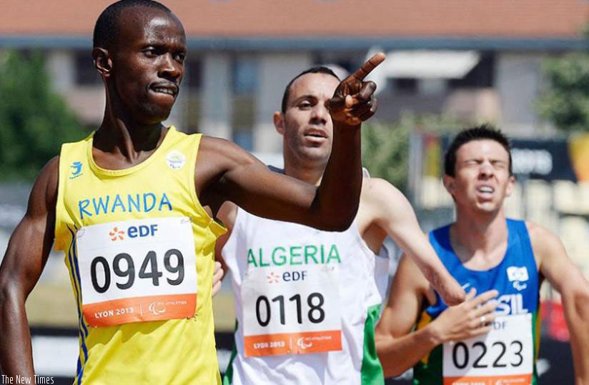 Muvunyi won Rwanda's first gold medal at the IPC World Championship in Nice, France, in 2013