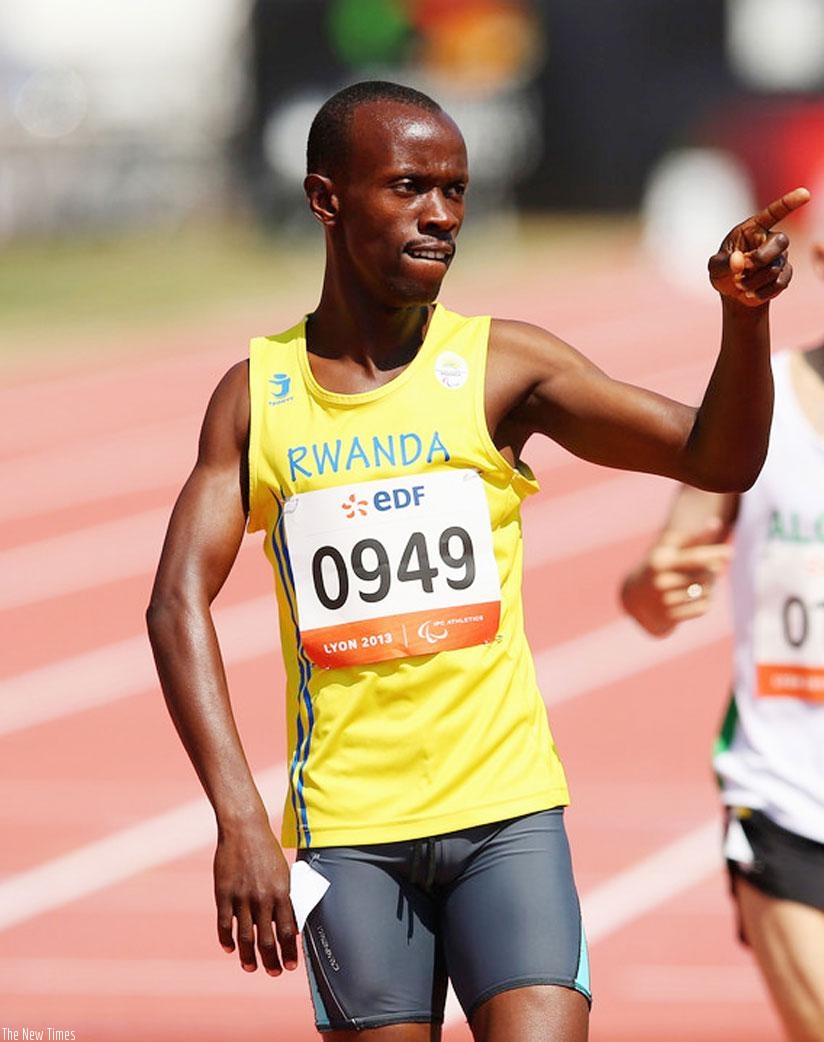 NPC boss says, Muvunyi (above) understands this is the best time for him to win a medal in Paralympic Games. (File)