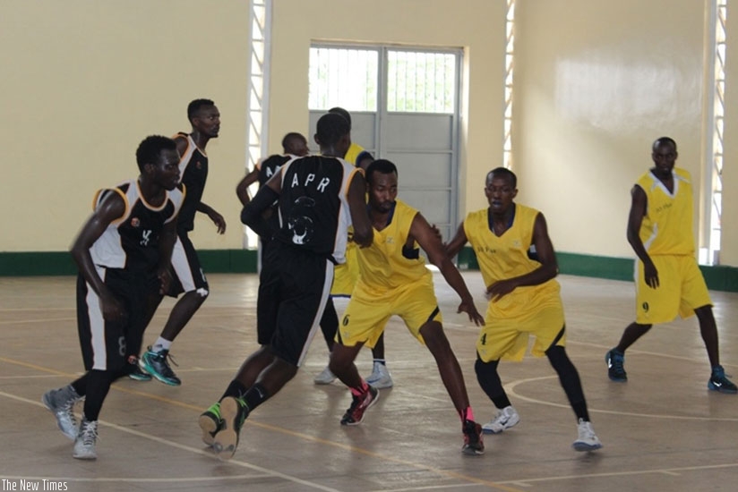 APR basketball club beat 30-Plus 90-52 in the second Group C game at the NPC gymnasium o Sunday.  (J Muhinde)