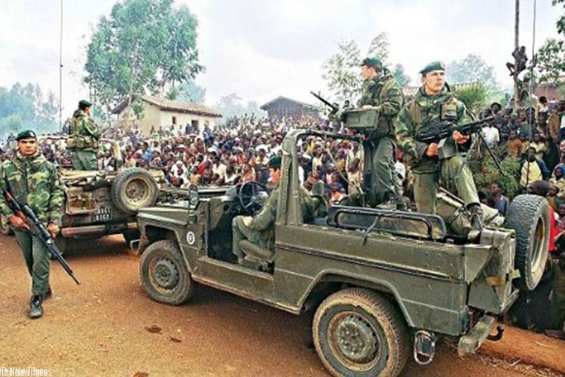 French troops in Rwanda during the Genocide against the Tutsi. (Net photo)