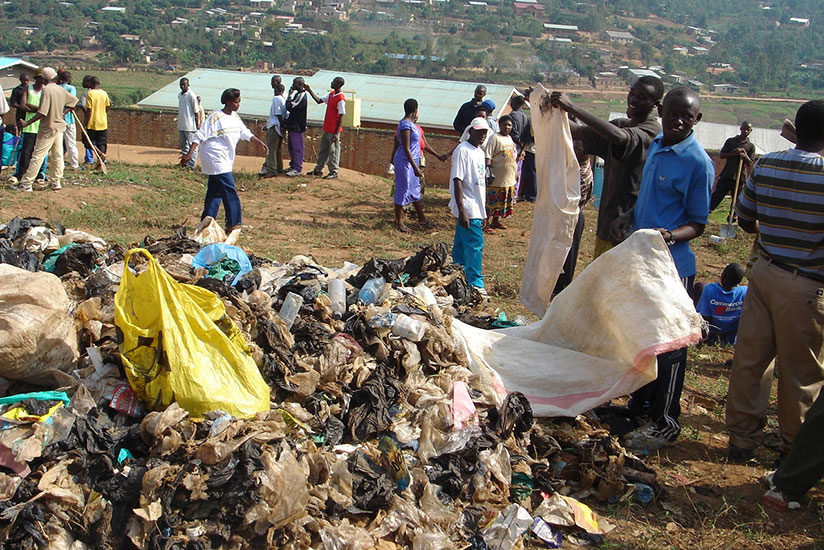 Non-biodegradable plastic bags are illegal in Rwanda. / File