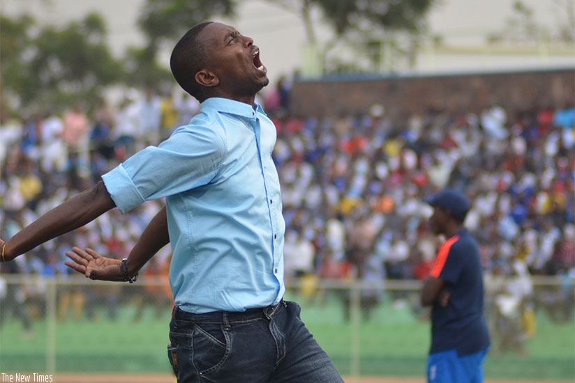 FRUSTRATED: Masudi was left ruing Rayon Sports' wastefulness in the goalless draw against Etincelles in the league on Sunday. S. Ngendahimana