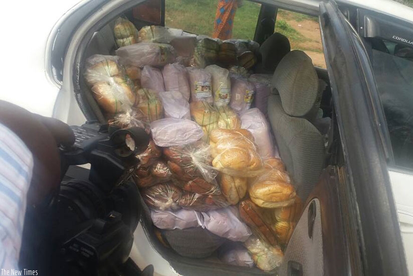 Havugiyaremye was intercepted in Nyarutarama with bread packaged in plastic bags.  Janvier Nshimyumukiza. 