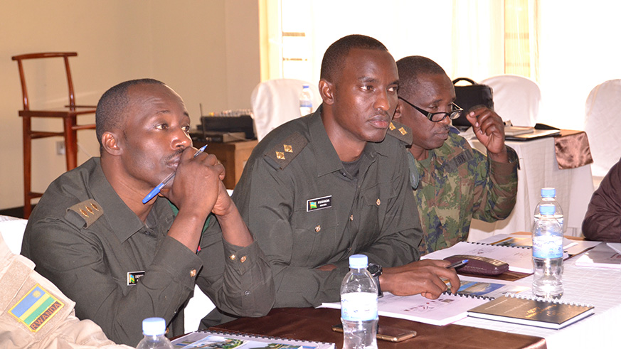 Some of the officers undergoing training on stockpile management and infrastructure. Courtesy.