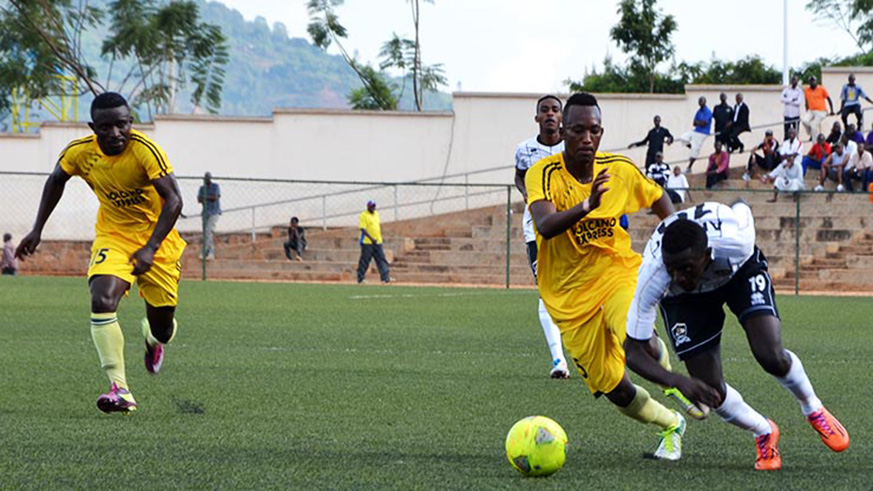 APR and Mukura are seen here in a past league match. (File photo)