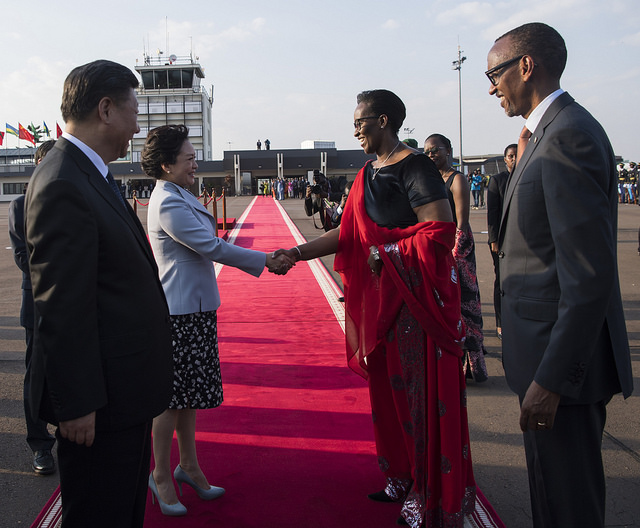 On 23 July 2018, President Paul Kagame and First Lady Mrs Jeannette Kagame bid farewell to His Excellency, President Xi JinPing and First Lady Mrs Peng Liyuan of China, as they depart Rwanda, marking the end of their two-day state visit.