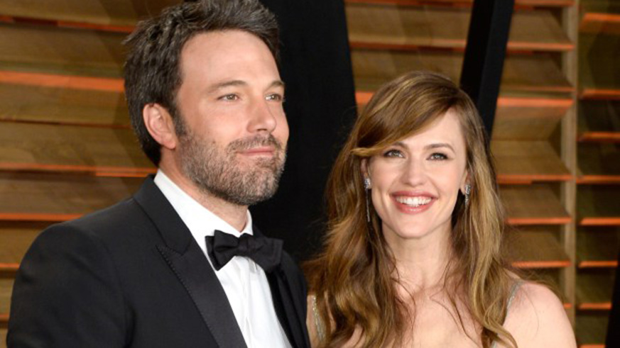 Ben Affleck and Jennifer Garner at the 2014 Vanity Fair Oscar Party . Net photo