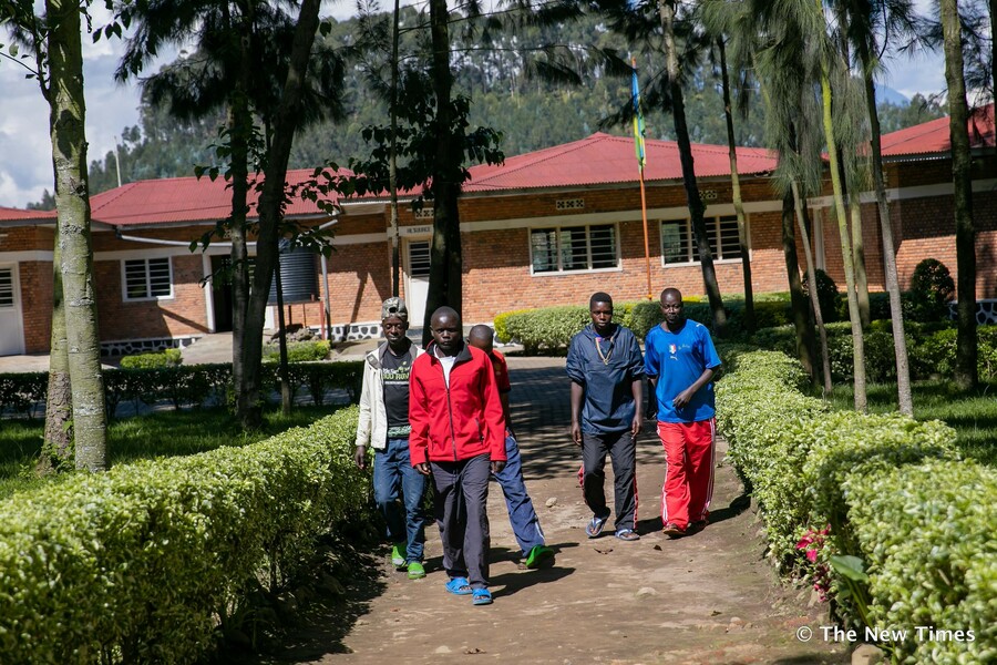 Vedaste Kwibuka and Christine Ingabire, both 19, at the Mutobo Demobilisation and Reintegration Centre in Musanze District, Northern Province. 