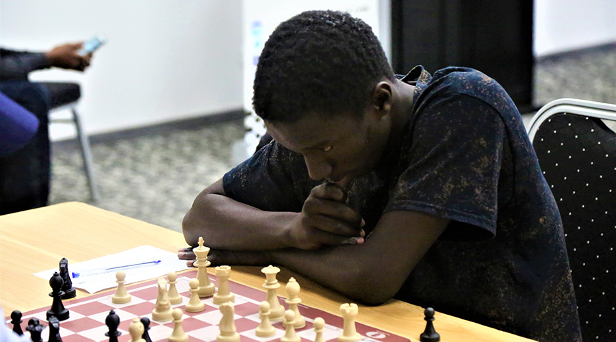 Rongin Munyurangabo, 19, is widely seen as a chess star in the making. 
