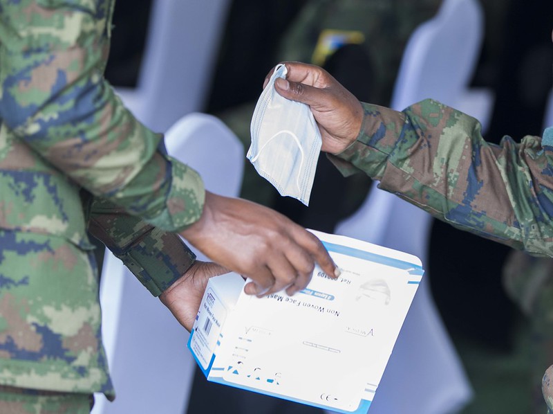 President Kagame arrives at the Rwanda Military Academy in Gako for a periodic meeting of the Rwanda Defense Forces (RDF) Command Council. / Village Urugwiro