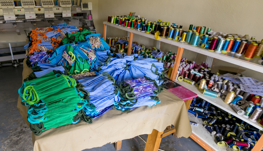 A woman at work at Weya Creations Garment Factory in Kigali. Through its â€˜Open Calls Programmeâ€™, the National Industrial Research and Development Agency (NIRDA) is helping garment manufacturers to upgrade their equipment. / Photo: Courtesy