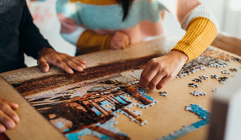 Jigsaw puzzles are a fun way to learn and relax. / Net photo.