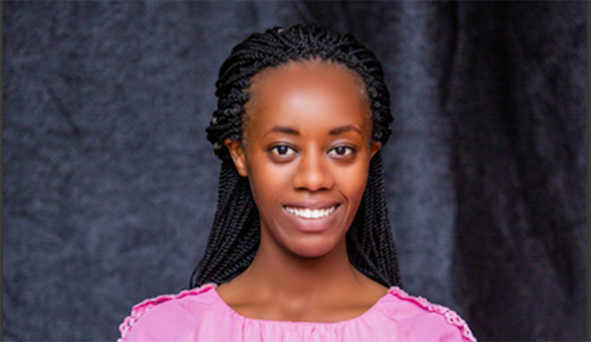 Hellen Uwajaneza Mbangutse is a budding gospel singer. Courtesy