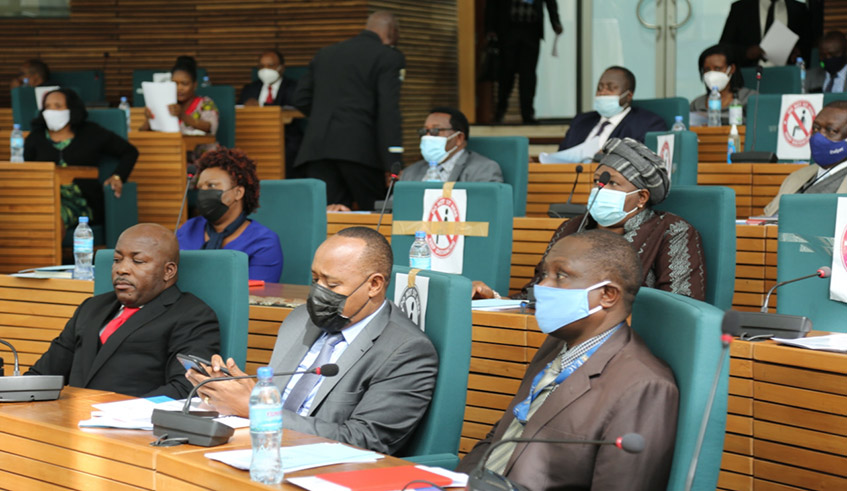 Members of EALA during a plenary session in Arusha on Tuesday, June 29. / Photo: Courtesy.