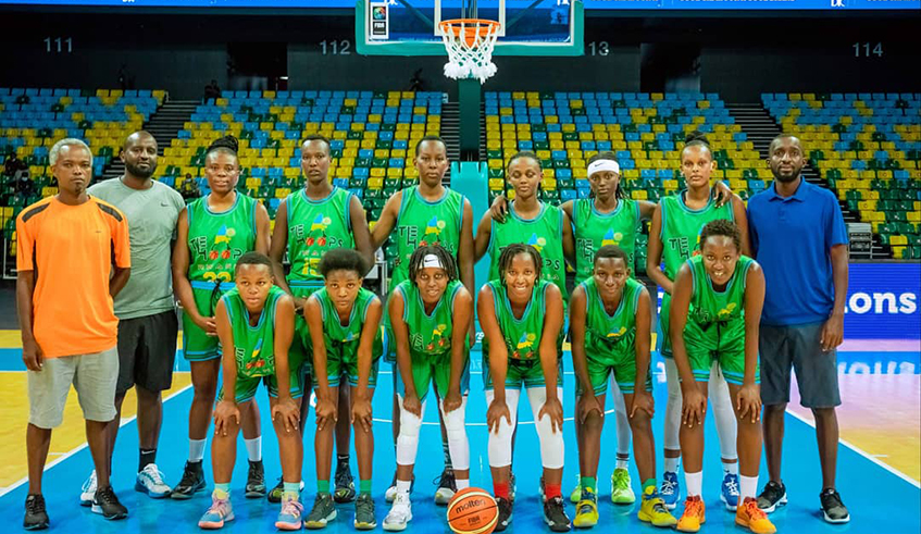 Reigning champions the Hoops Rwanda are top of the table with 16 points following their 70-48 win over IPRC-Huye last weekend. / Net photo.