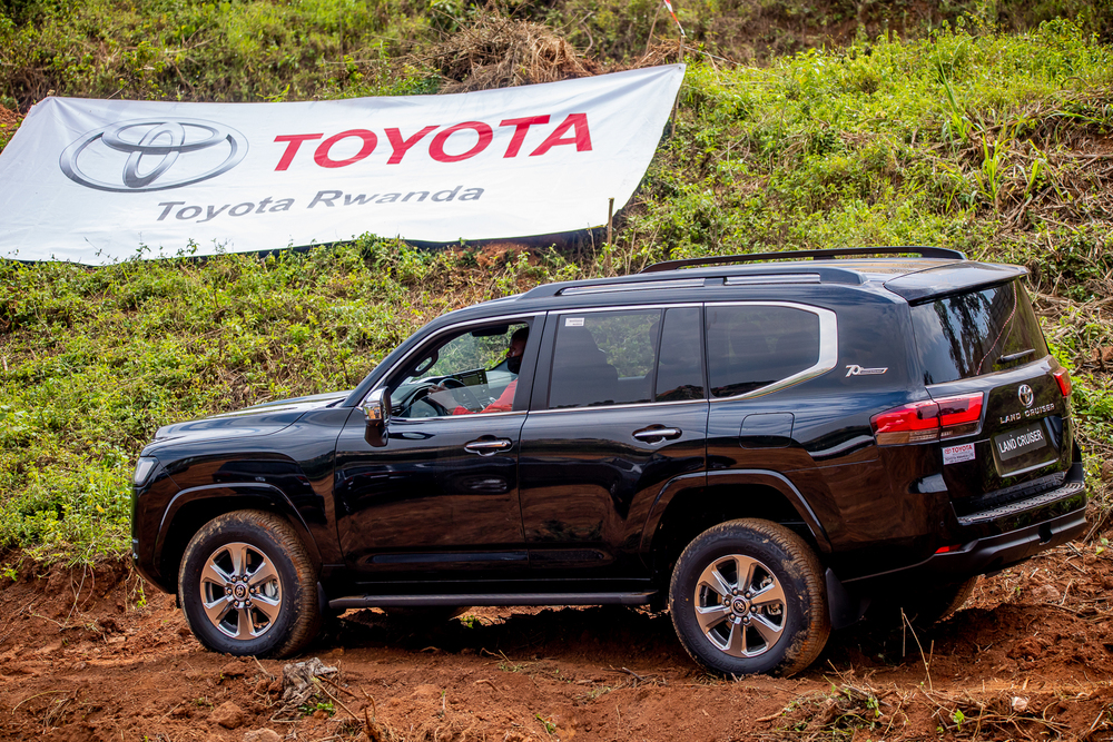 The new Land Cruiser 300 (LC300), the latest brand version to arrive on the Rwandan market.