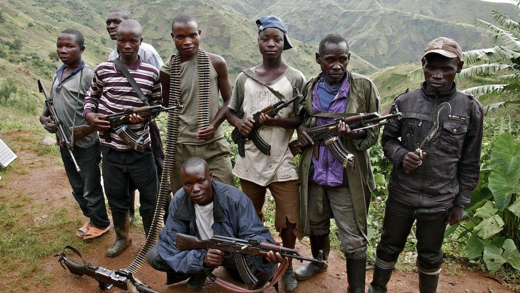 FDLR militia in Masisi in DR Congo. The UN reports indicates tha FDLR controls part of DR Congo and currently involved in mass recruitment across the eastern part of the country. Photo: Net.
